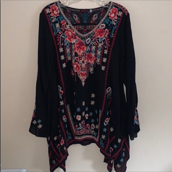 Johnny Was Tops - Johnny Was Tunic Size L